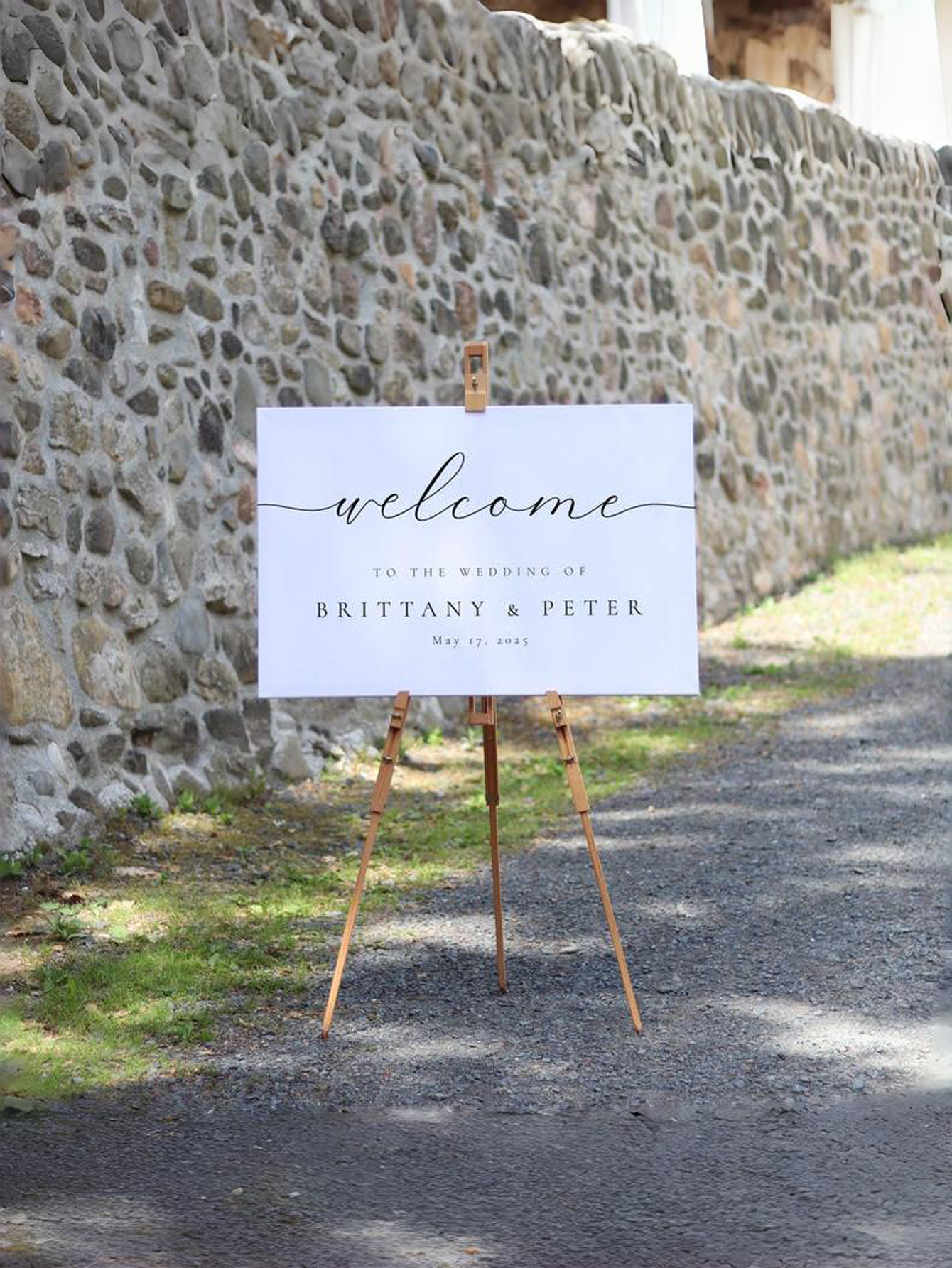 Custom PVC Material Wedding Welcome Sign